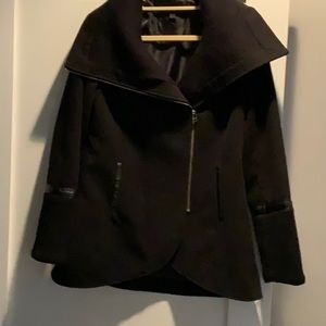 Katherine Barcley black coat